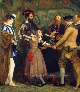  lit Tableaux - La rançon préraphaélite John Everett Millais